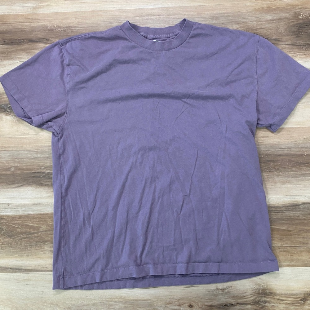Abercrombie & Fitch T-Shirt XL Relaxed Essential Tee 100% Cotton Purple